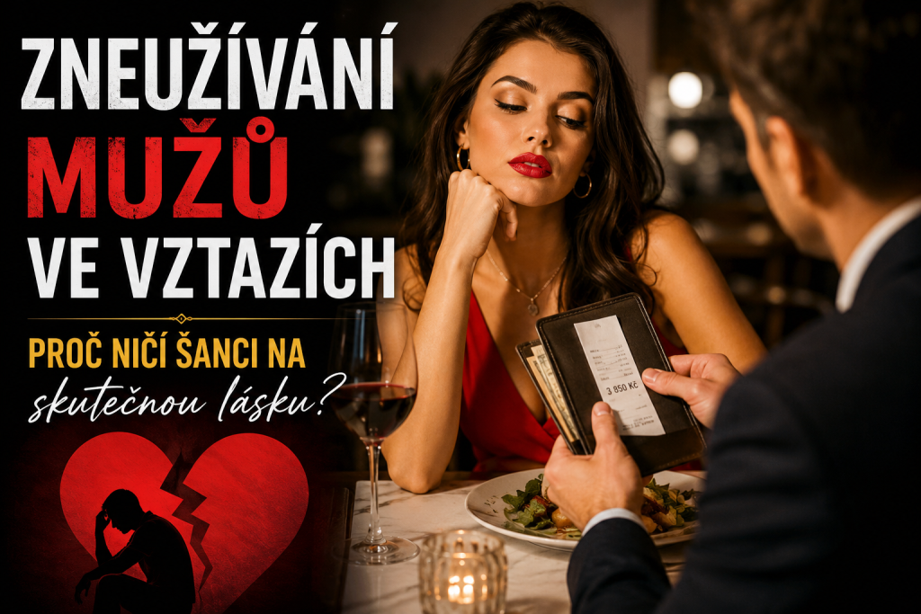 Zneužívání mužů ve vztazích jako moderní forma manipulace